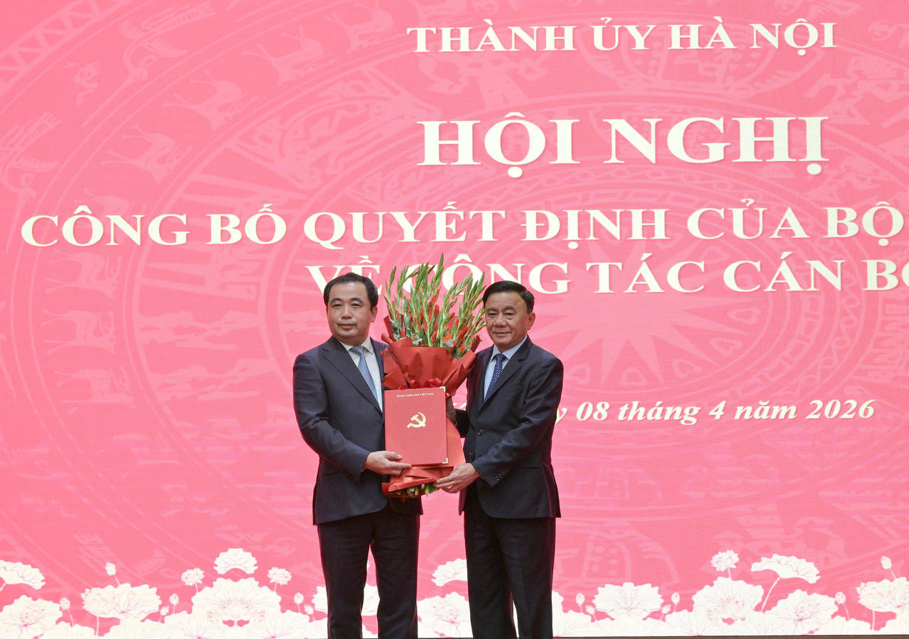 Ông Trần Đức Thắng giữ chức Bí thư Thành ủy Hà Nội
