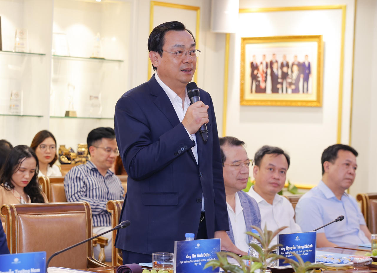 Ông Nguyễn Trùng Khánh - Cục trưởng Cục Du lịch Quốc gia Việt Nam phát biểu tại sự kiện