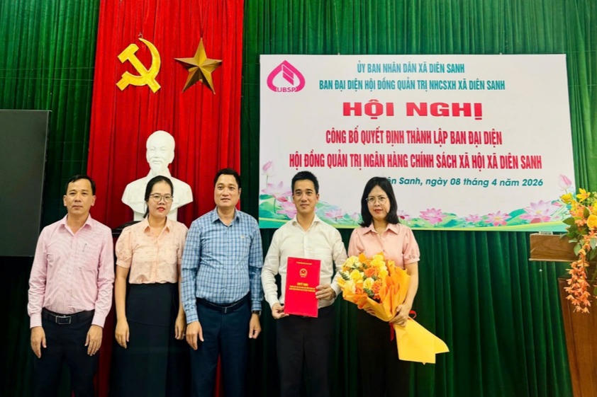 
Xã Diên Sanh (Quảng Trị) thành lập Ban đại diện Hội đồng quản trị Ngân hàng Chính sách xã hội