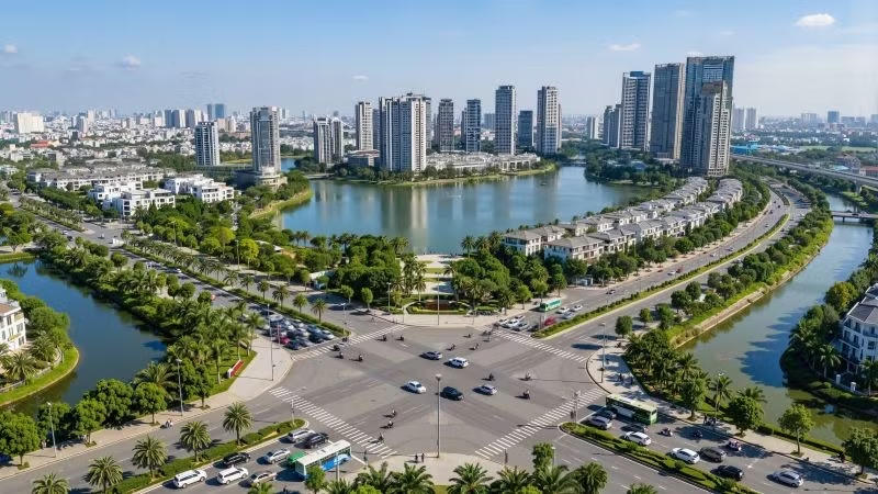 Phối cảnh Dự án khu đô thị đa mục tiêu tại xã Thư Lâm được kỳ vọng khi hoàn thành sẽ tạo diện mạo đô thị, thông minh, hiện đại và đồng bộ phía Bắc sông Hồng.