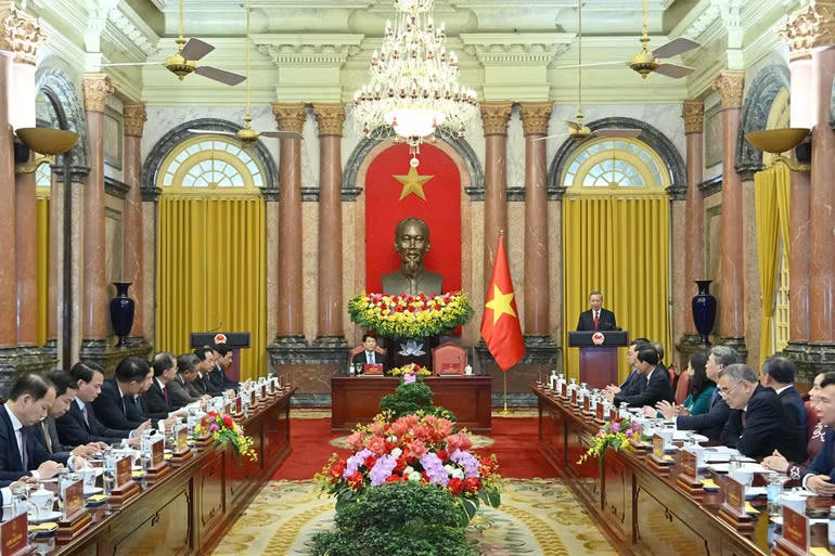 Quang cảnh buổi lễ. Ảnh: nhandan.vn