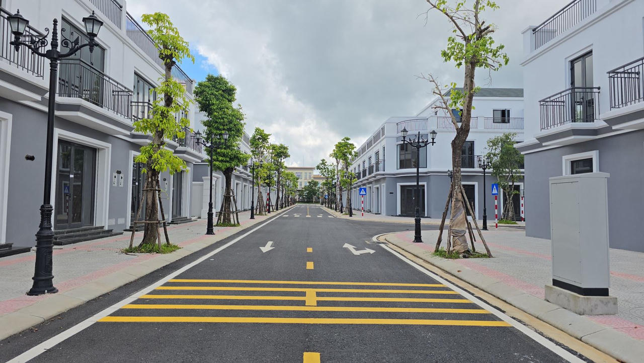 Một góc khu nhà ở xã hội thuộc dự án Khu đô thị Thương mại - Dịch vụ phường Nam Đông Hà, tỉnh Quảng Trị. Ảnh: Nguyên Nguyên