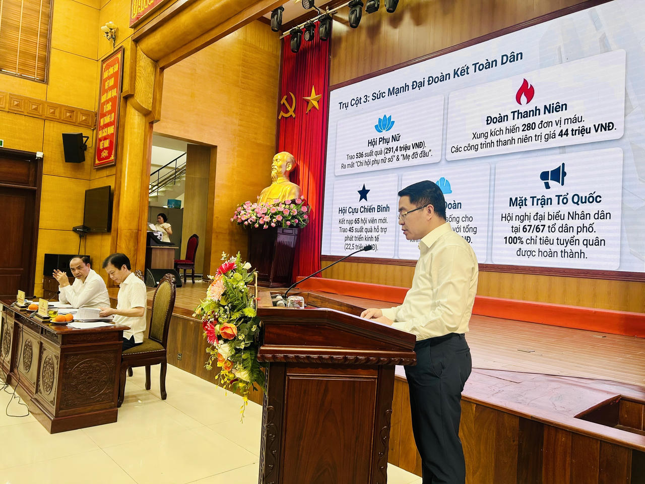 Đảng bộ phường Tây Hồ đẩy mạnh công tác dân vận, phong trào “Dân vận khéo”. (Ảnh: Thùy Dương).