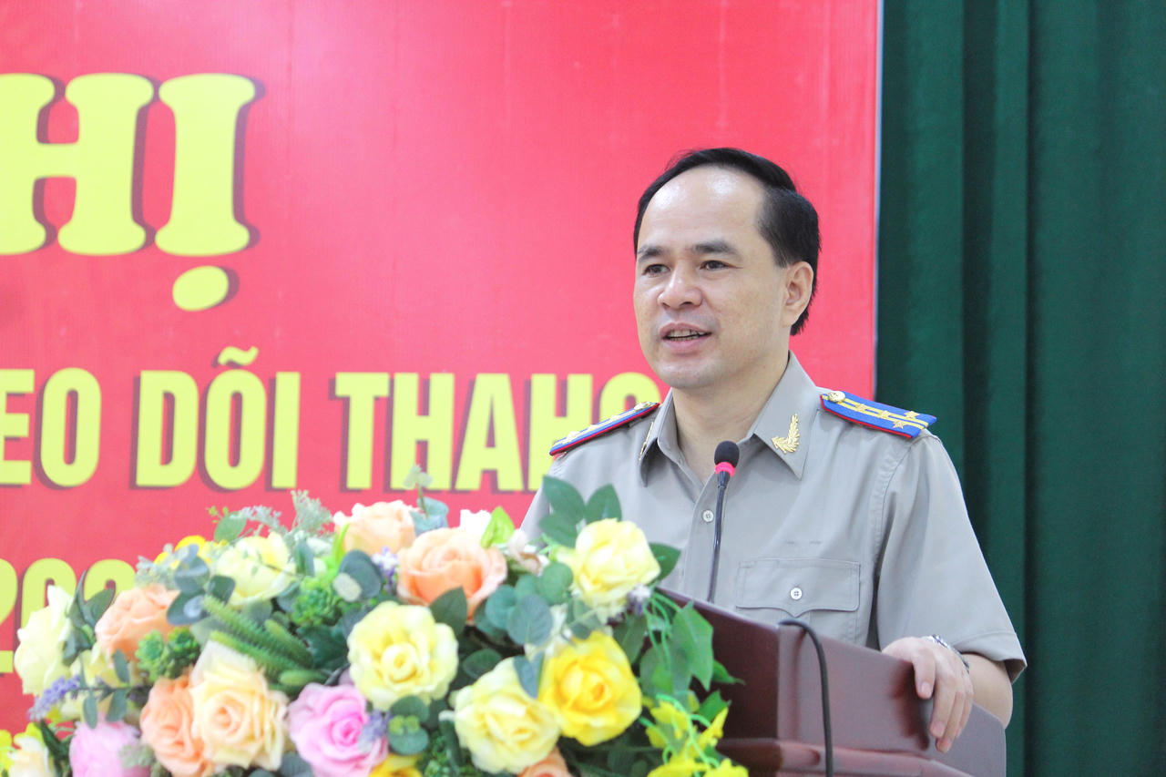 Ông Phạm Quốc Nam – Trưởng THADS tỉnh Nghệ An phát biểu kết luận hội nghị.