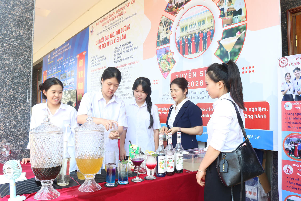 Không gian trưng bày tại hội thảo.