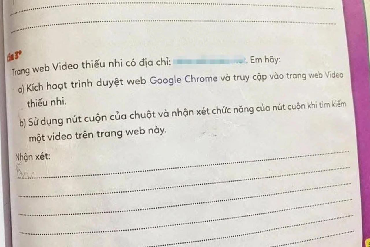 Nhà phát hành sách 'lên tiếng' về cuốn Tin học lớp 3 có đường link dẫn đến trang web lạ