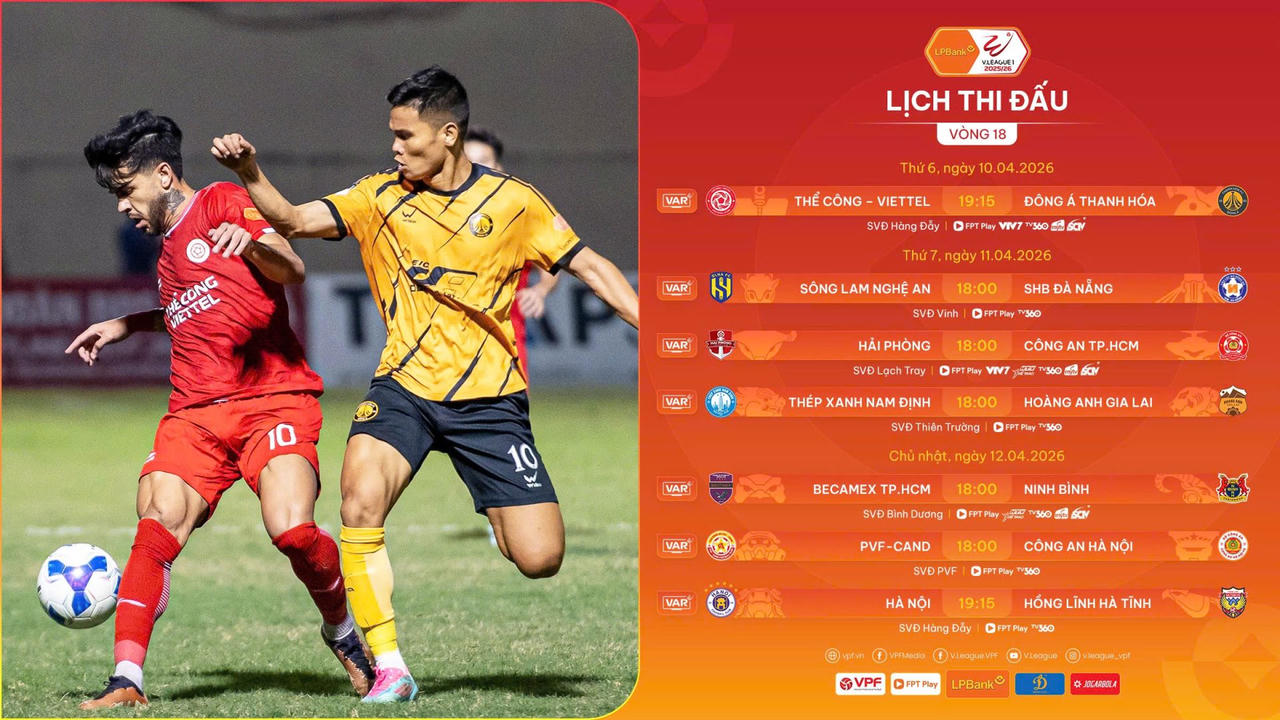 Vòng 18 V.League: Nam Định sẽ có 3 điểm trên sân nhà?