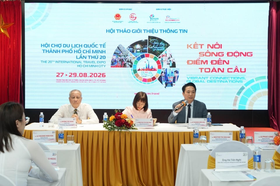 Hội chợ Du lịch quốc tế TP HCM 2026 kết nối sống động, điểm đến toàn cầu