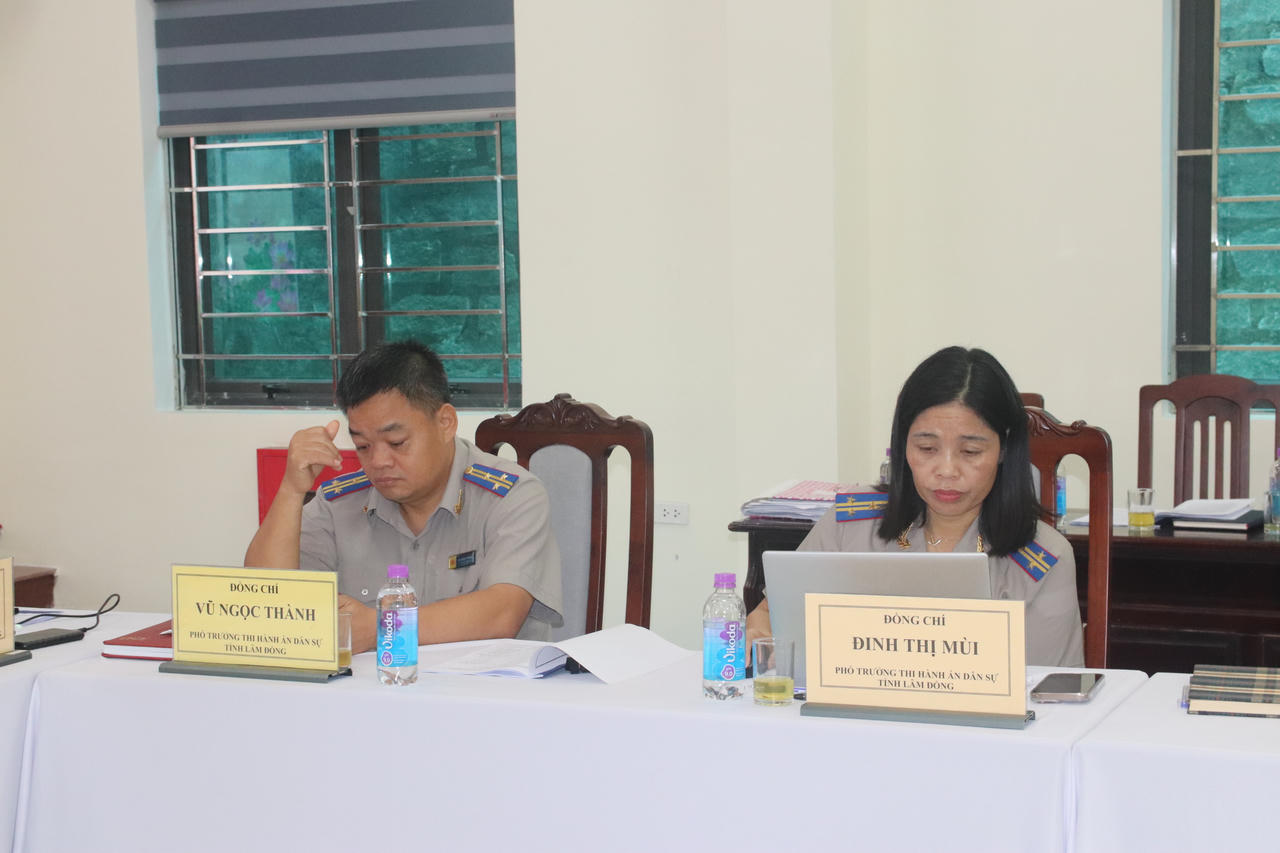 Thi hành án dân sự Lâm Đồng vượt khó hoàn thành vượt chỉ tiêu đề ra