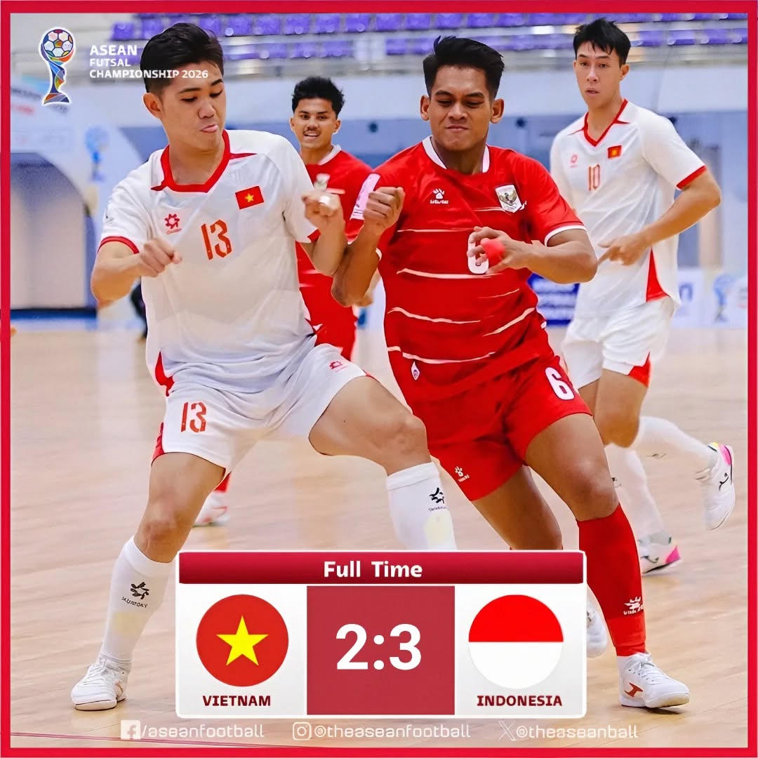  Futsal Việt Nam tranh huy chương đồng với Australia 
