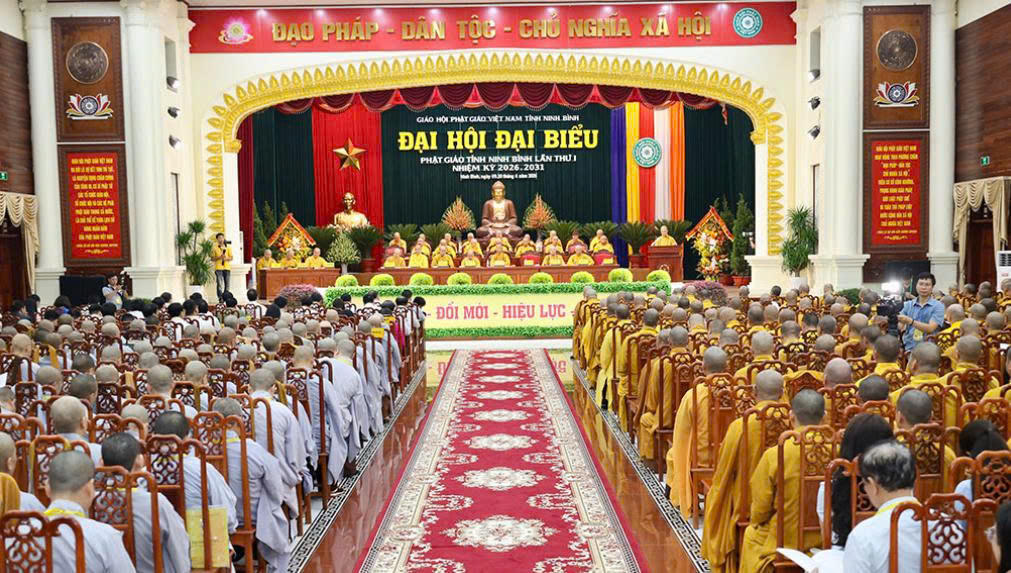 Đại hội Phật giáo tỉnh Ninh Bình lần thứ I thành công tốt đẹp