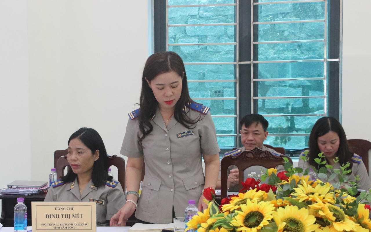 Thi hành án dân sự Lâm Đồng vượt khó hoàn thành vượt chỉ tiêu đề ra