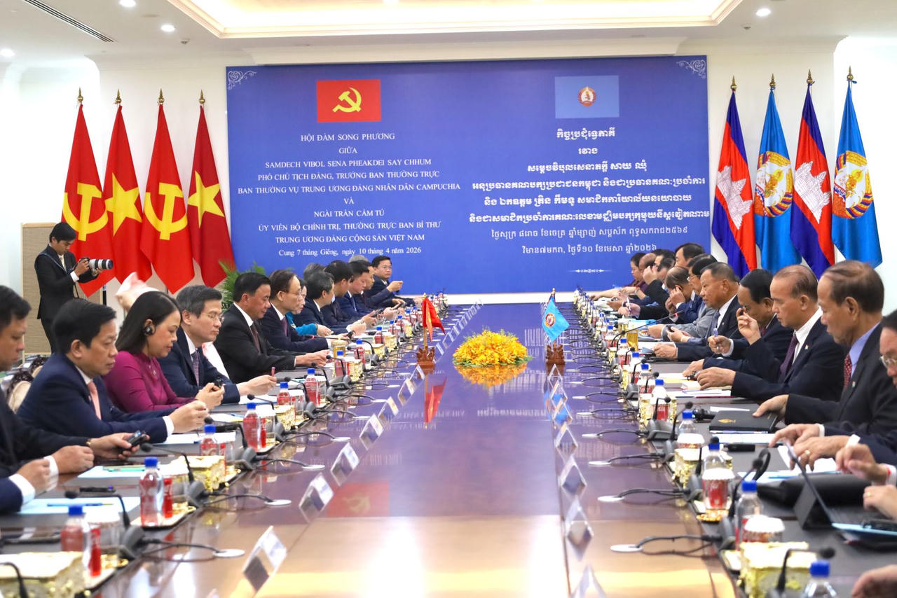 Việt Nam - Campuchia: Nâng cao mối quan hệ hết sức tốt đẹp sẵn có giữa hai Đảng, Nhân dân hai nước