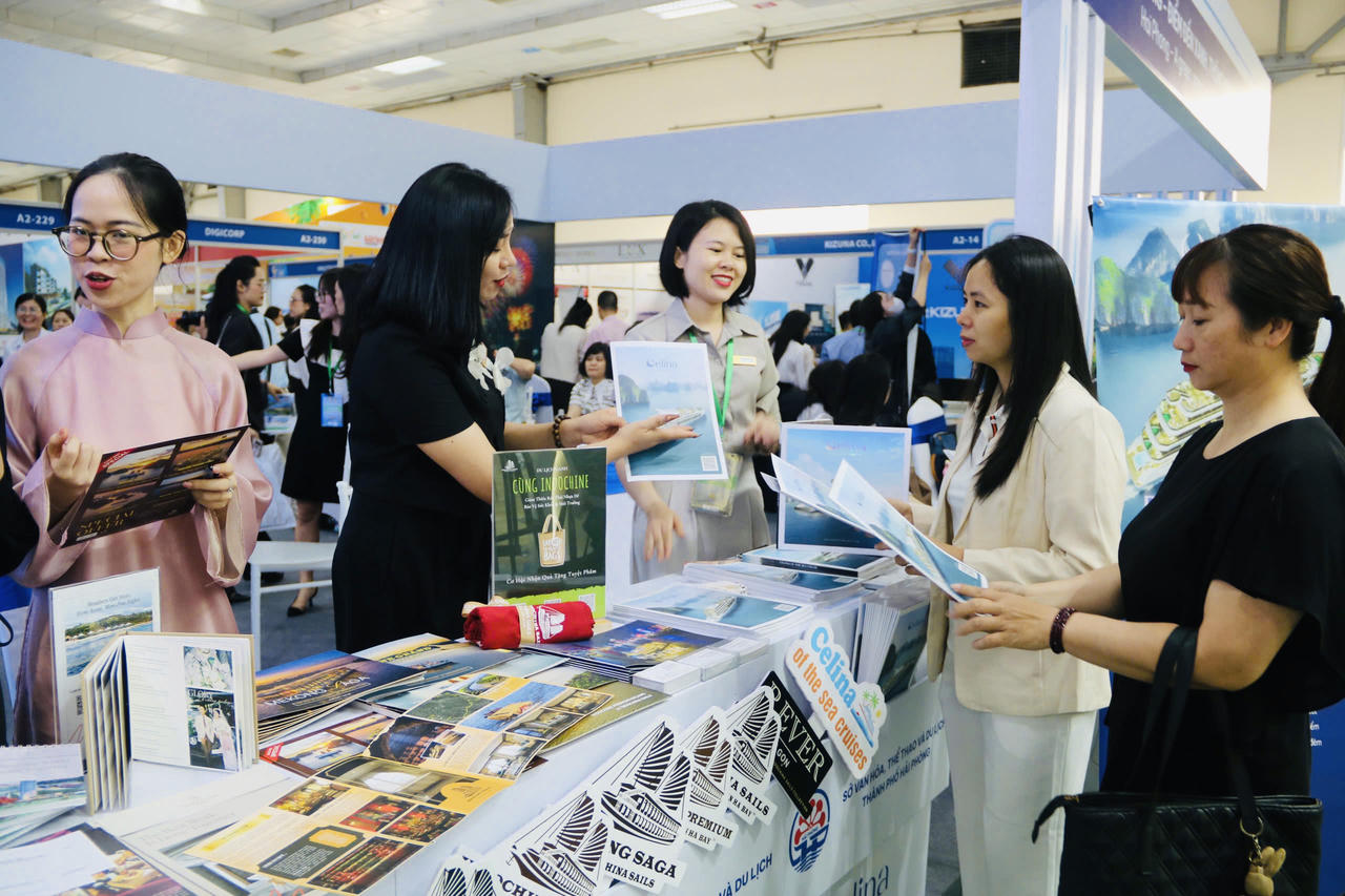 Gian hàng quảng bá du lịch của TP Hải Phòng.