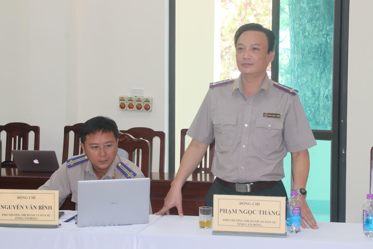 Thi hành án dân sự Lâm Đồng vượt khó hoàn thành vượt chỉ tiêu đề ra