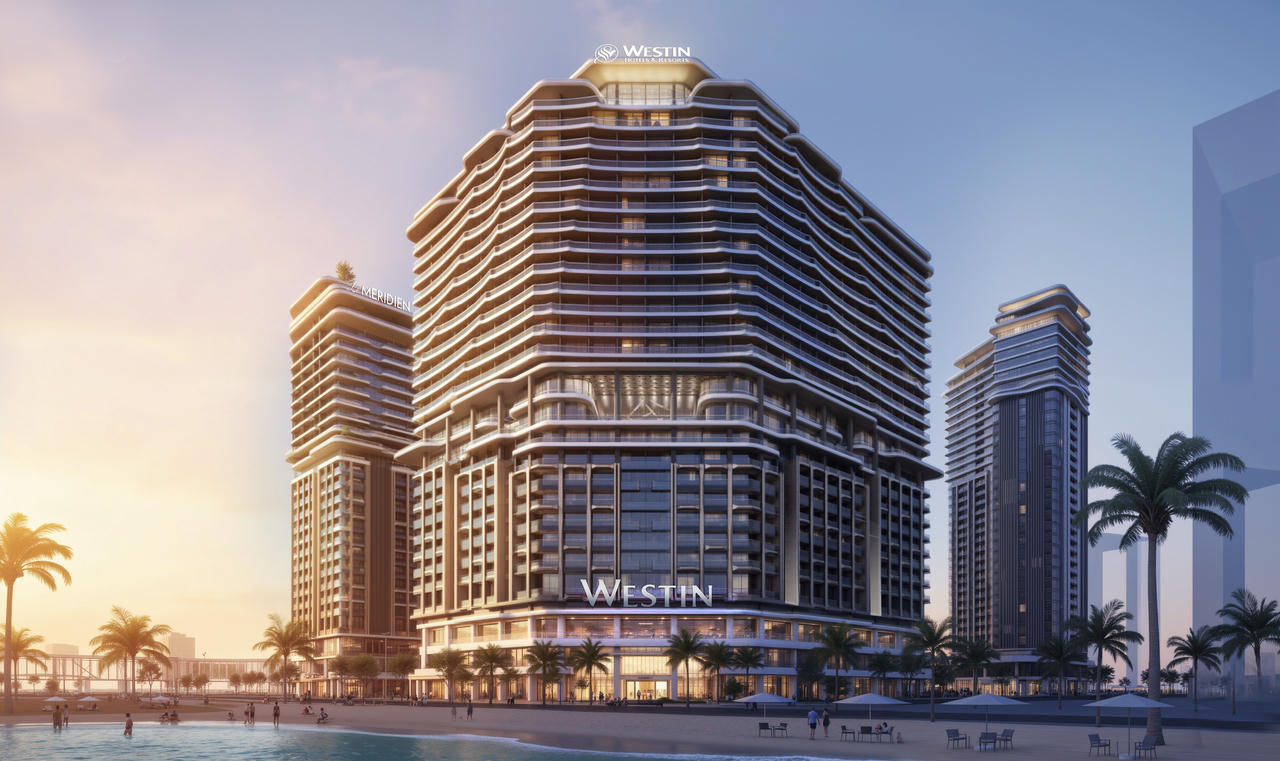 Phối cảnh khách sạn tại Bãi đất đỏ, Phú Quốc.