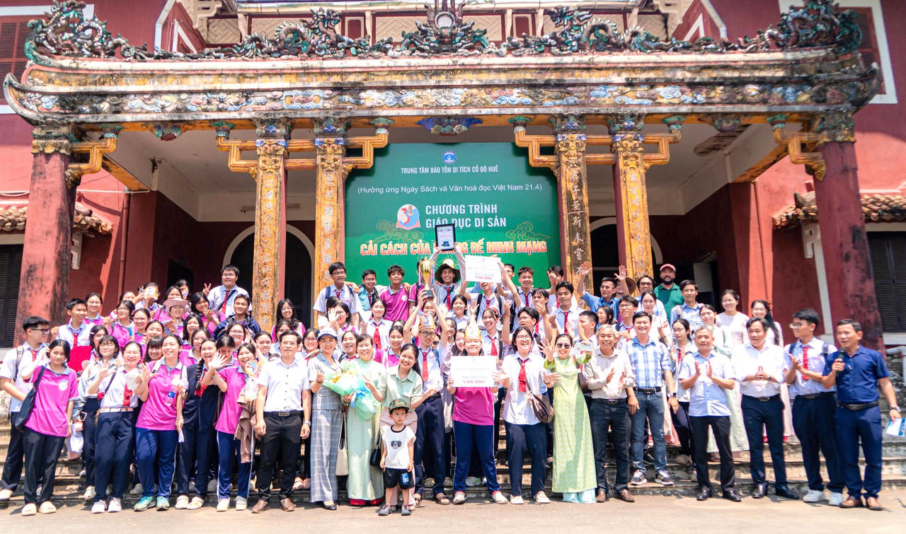 Huế tổ chức giáo dục di sản về cải cách của Hoàng đế Minh Mạng