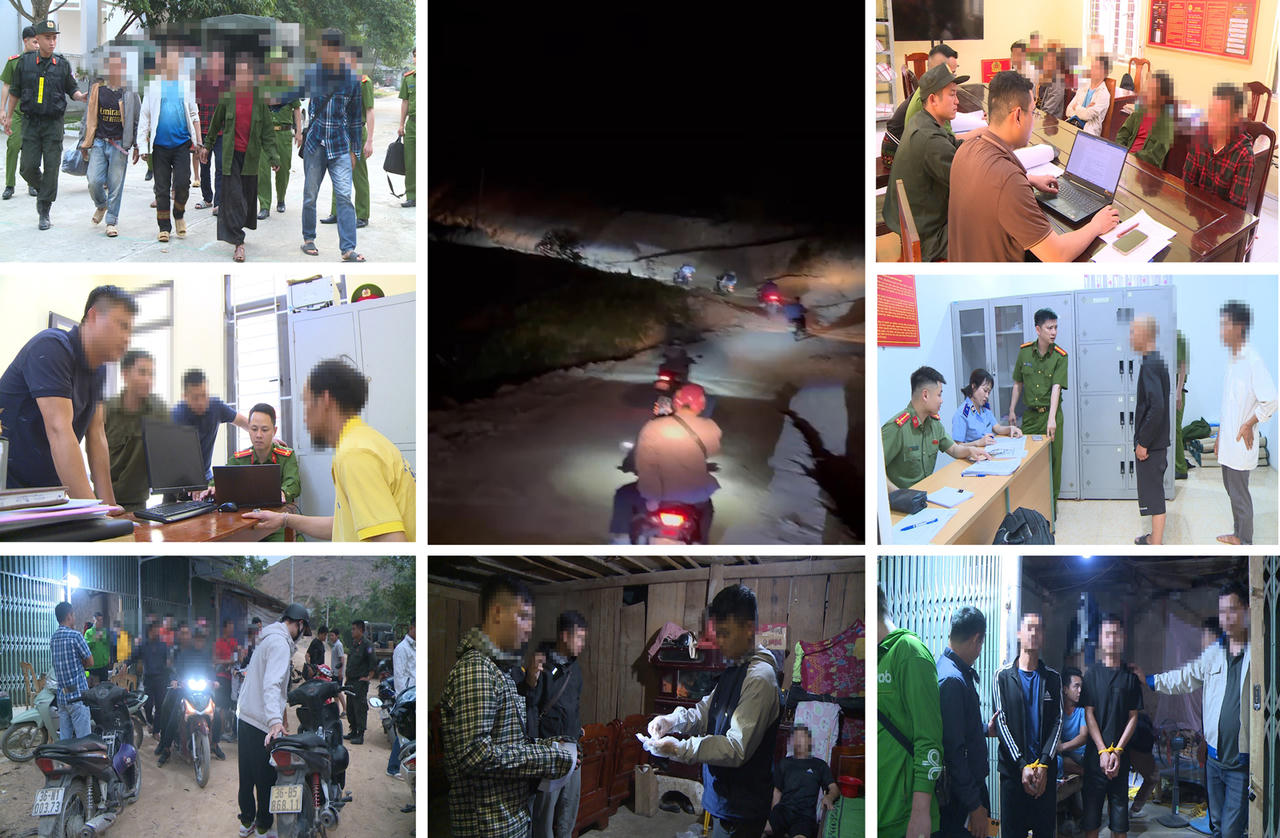 Hàng chục đối tượng liên quan đến việc mua bán, tàng trữ và sử dụng trái phép chất ma túy tại 10 xã biên giới Thanh Hóa bị lực lượng Công an bắt giữ.