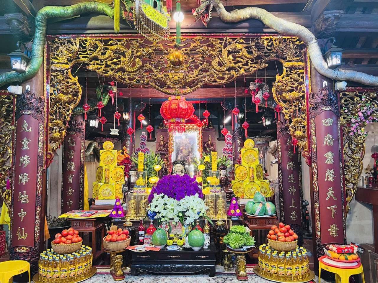 Cung Mẫu Chùa Khai Nguyên.