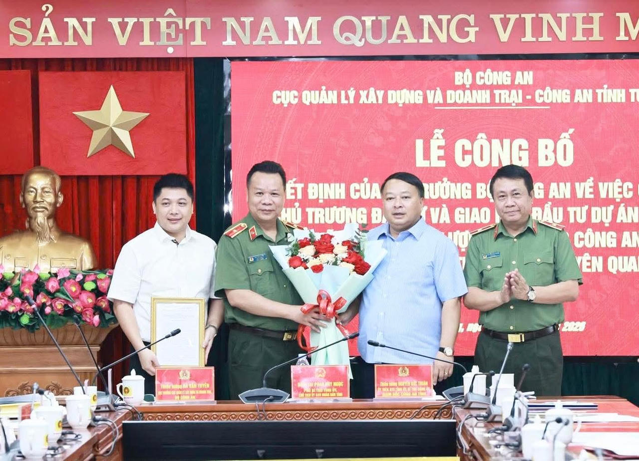 Tuyên Quang xây hơn 800 căn nhà ở xã hội cho lực lượng Công an
