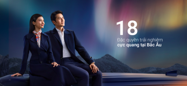 Chương trình "Chạm ánh Cực quang" dành cho khách hàng VIB Privilege Banking.