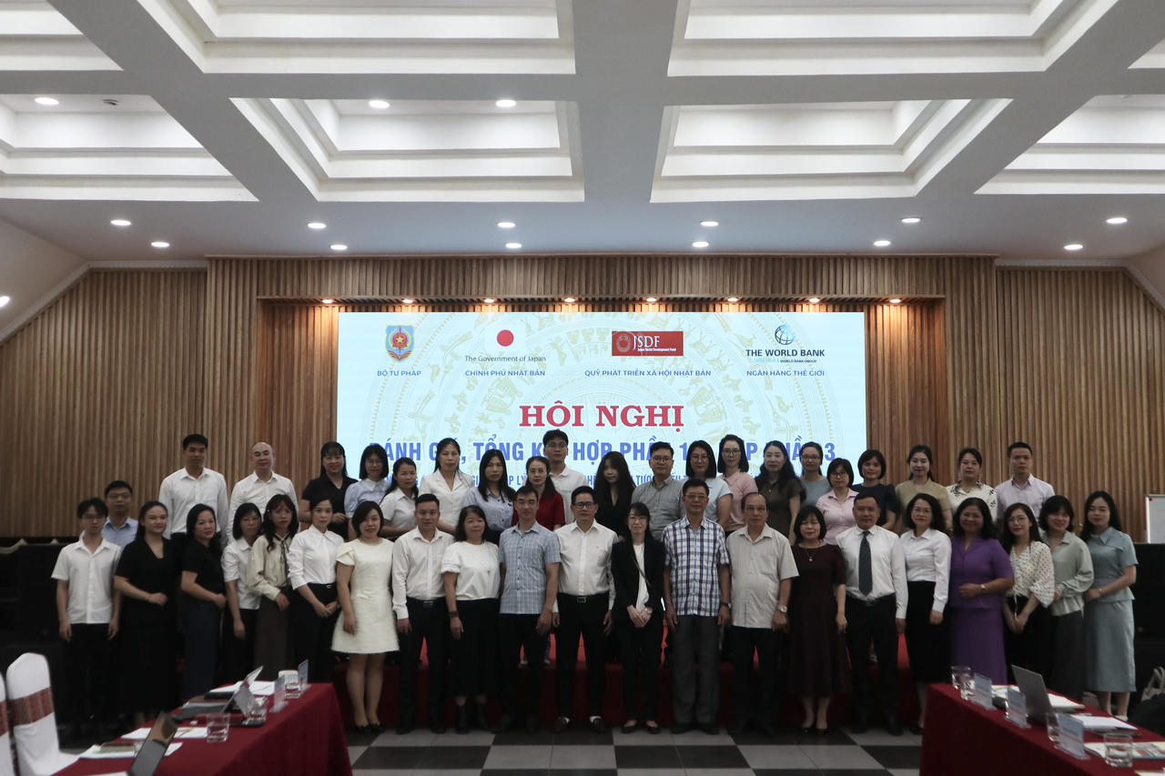 Hội nghị đánh giá, tổng kết hợp phần 1 và 3 - Dự án trợ giúp pháp lý