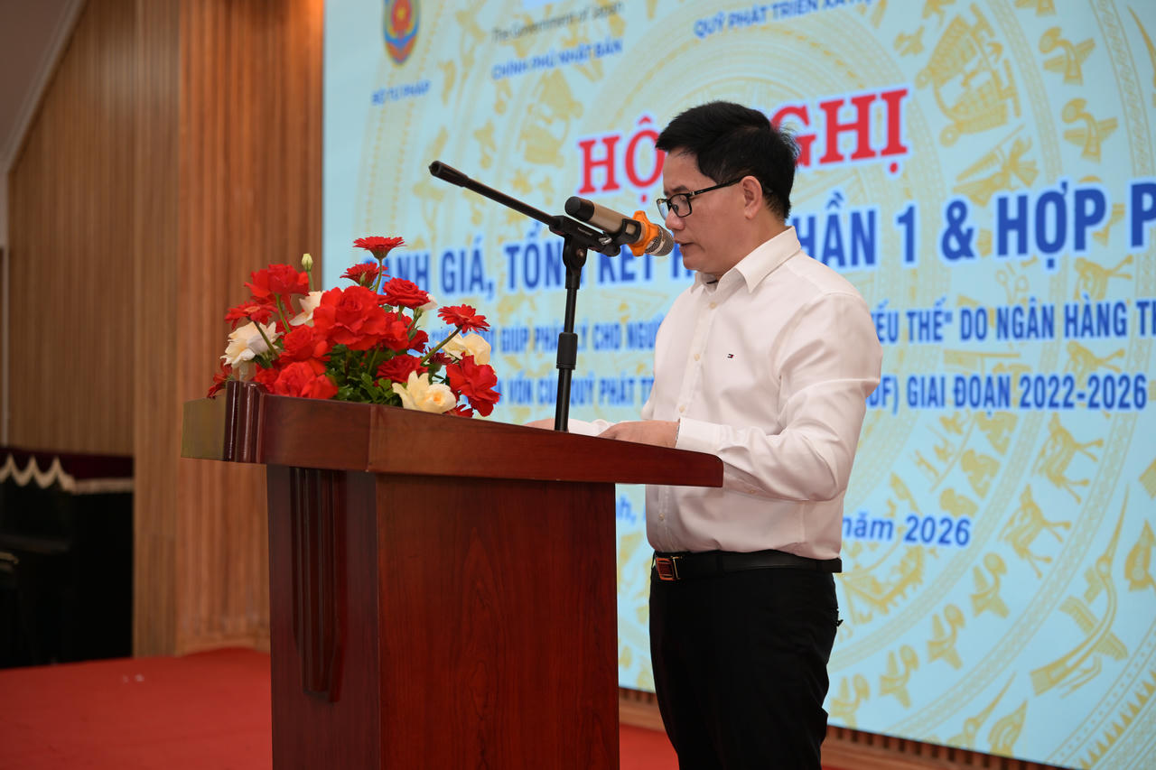 Ông Nguyễn Hữu Huyên - Vụ Trưởng Vụ Hợp tác Quốc tế phát biểu khai mạc.