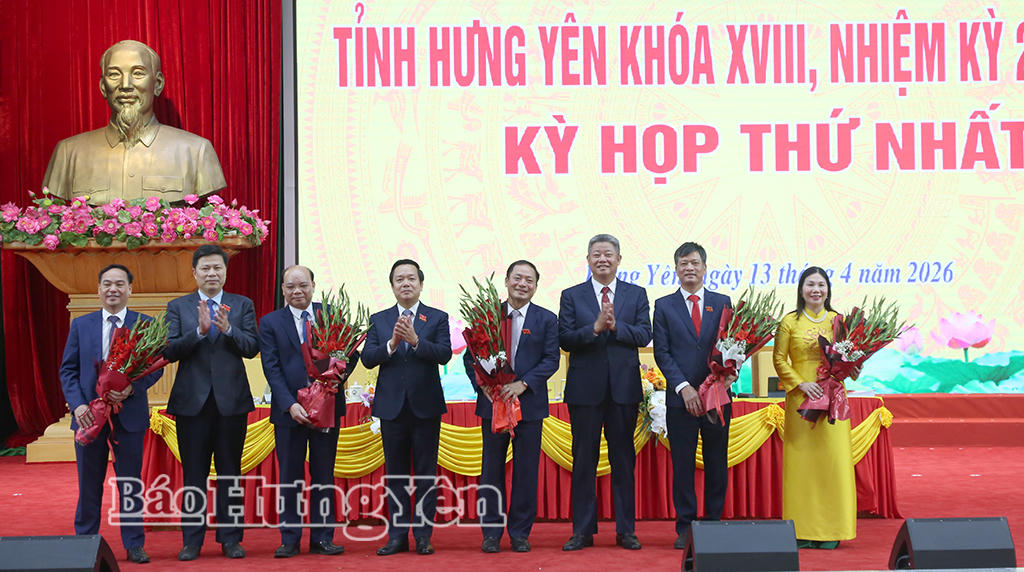 Hưng Yên kiện toàn lãnh đạo chủ chốt HĐND, UBND tỉnh nhiệm kỳ 2026 – 2031