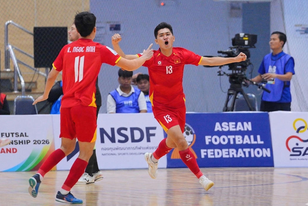 ĐT futsal Việt Nam giành Huy chương Đồng Giải vô địch Đông Nam Á 2026
