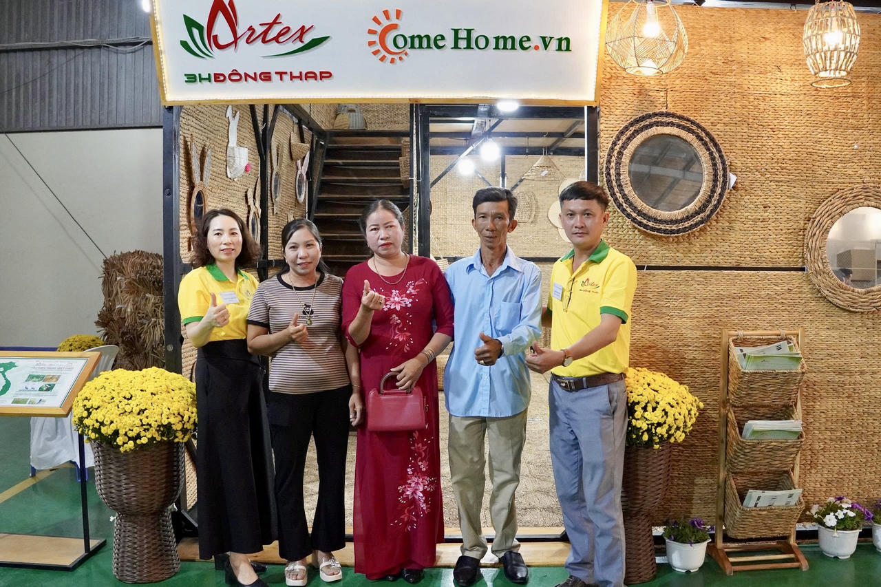 Nghề lục bình ở Mỹ Hiệp: Sinh kế tại chỗ, ổn định từ gốc