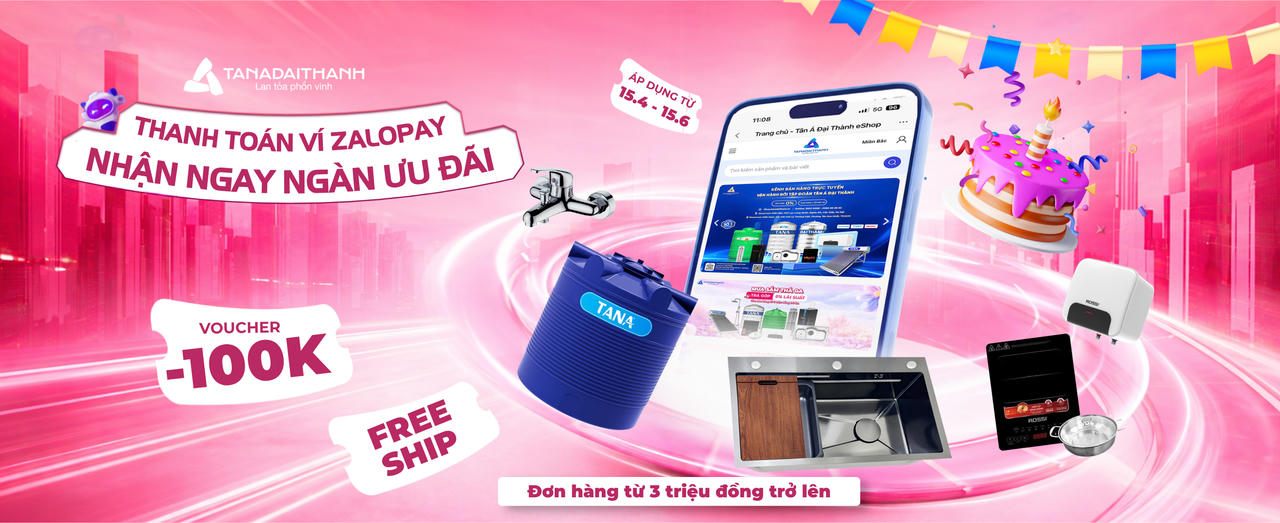 Người mua có cơ hội nhận voucher giảm 100.000 đồng khi thanh toán bằng ví Zalopay (Ảnh: Tân Á Đại Thành)