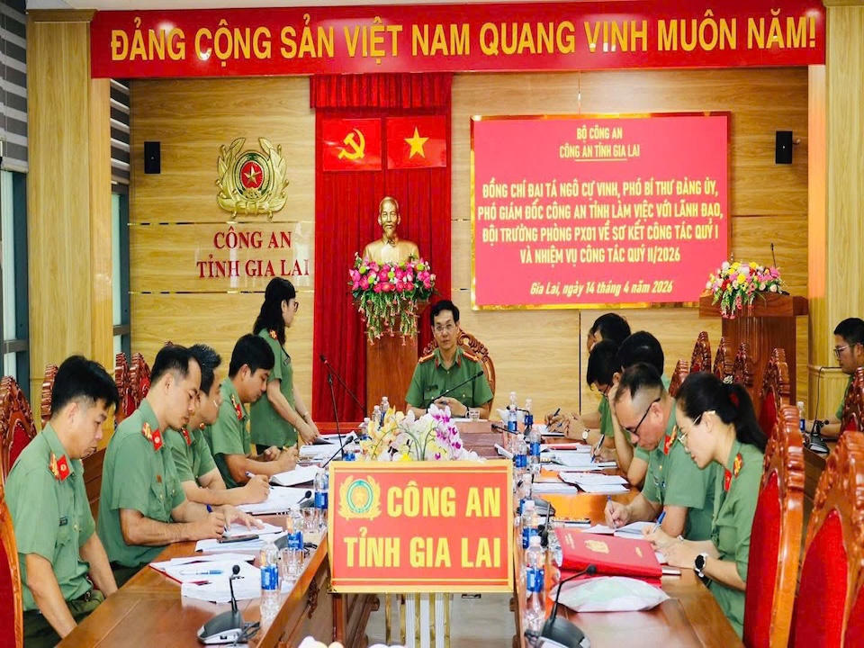 Lãnh đạo Công an tỉnh Gia Lai yêu cầu giải quyết dứt điểm những vấn đề cốt lõi phát sinh từ thực tiễn