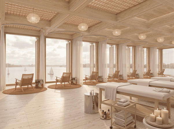 Clubhouse Onsen mang đến đặc quyền chăm sóc sức khỏe chuẩn Nhật 365 ngày cho cư dân. Ảnh minh họa