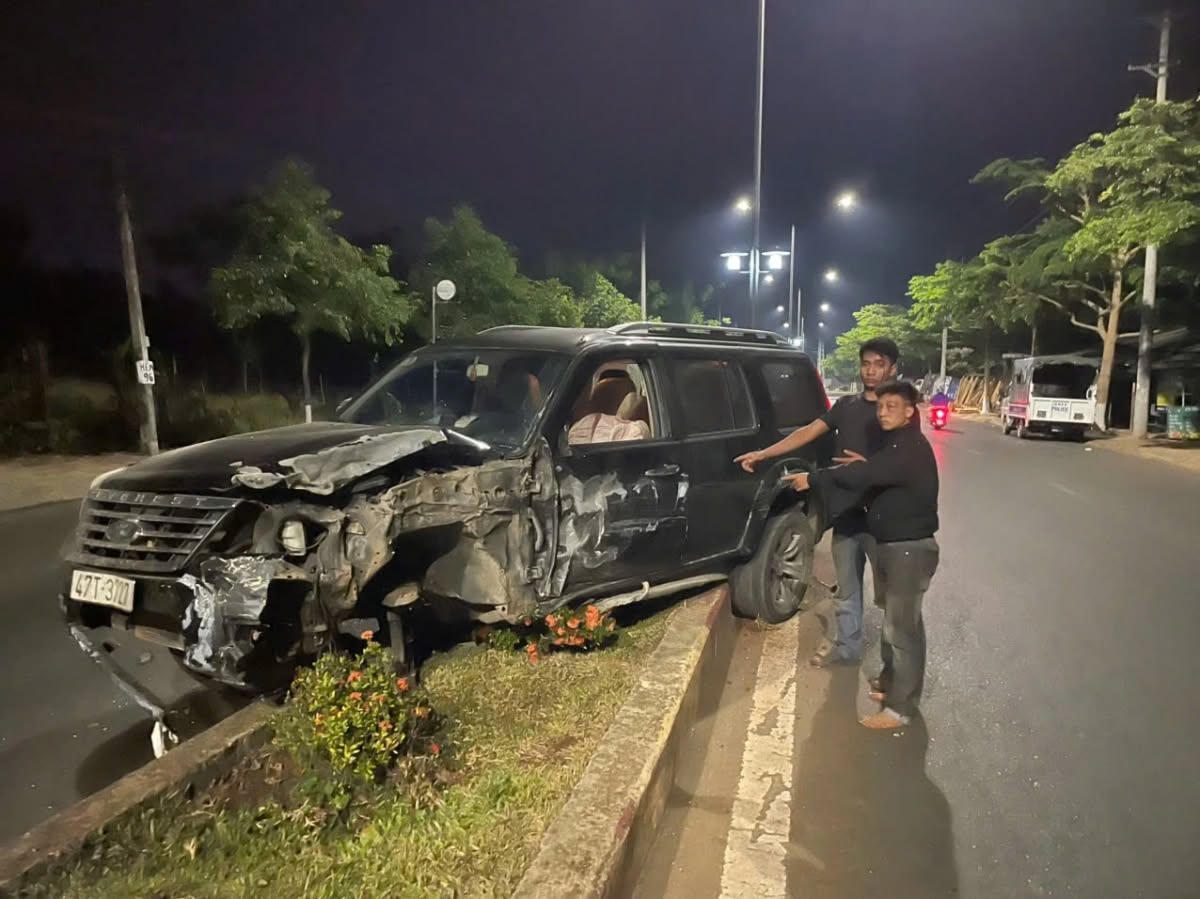 Hai đối tượng trộm ô tô rồi leo lên cây lẩn trốn