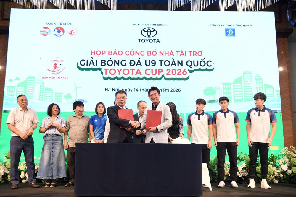 35 đội tranh tài tại Giải bóng đá U9 toàn quốc Toyota Cup 2026