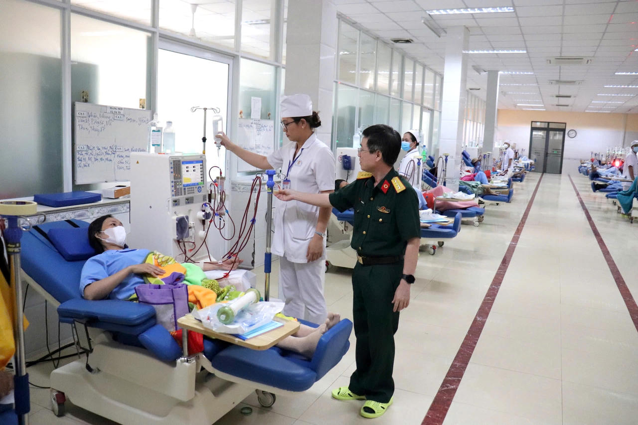 Ngoài ra, tỉnh Đồng Tháp còn có các cơ sở khám bệnh, chữa bệnh thuộc lực lượng vũ trang như Bệnh viện Quân y 120. (Ảnh: Trần Ngọc Cường)