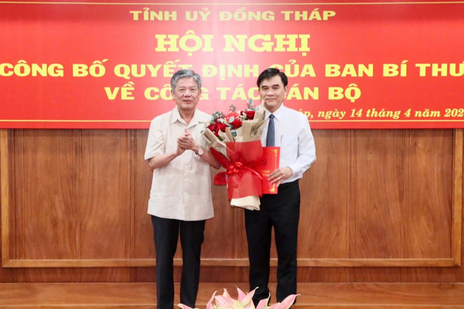 Chuẩn y ông Nguyễn Văn Mười giữ chức Phó Bí thư Tỉnh ủy Đồng Tháp