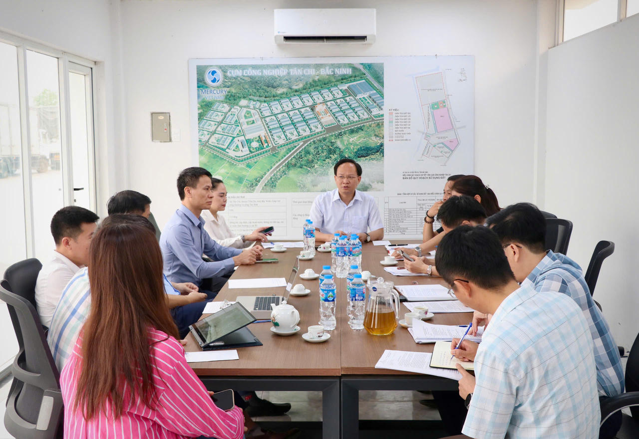 Tháo gỡ khó khăn tại Cụm công nghiệp Tân Chi (Bắc Ninh)