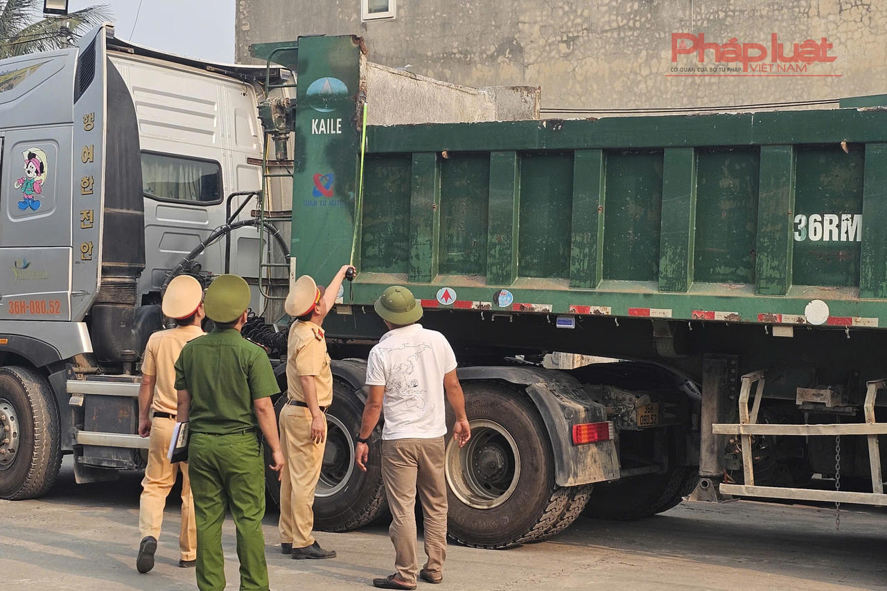 Thanh Hóa: Kiểm tra, rà soát gần 1.000 phương tiện trên 15 tấn