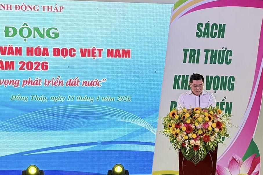 Tỉnh Đồng Tháp “đánh thức” văn hóa đọc trong cộng đồng