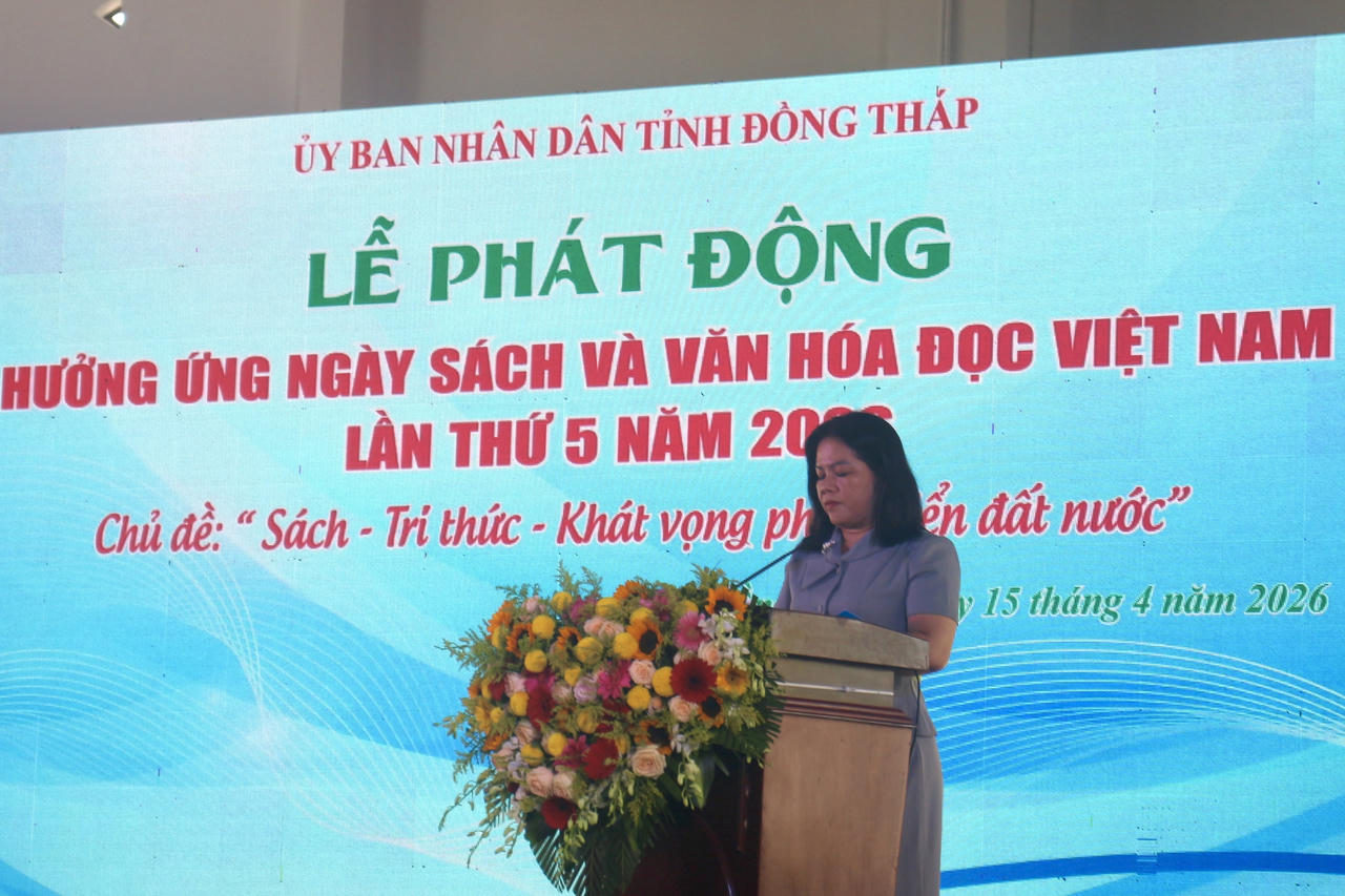 Tỉnh Đồng Tháp “đánh thức” văn hóa đọc trong cộng đồng