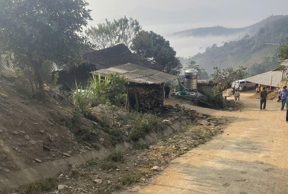 Những bản làng vùng cao ở Điện Biên nơi cán bộ THADS đến thực hiện nhiệm vụ.