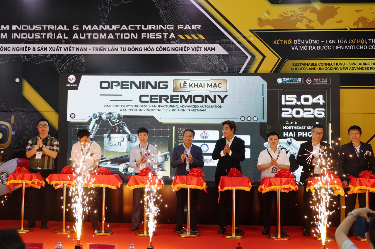 Hải Phòng: Khai mạc triển lãm công nghiệp - tự động hóa quy mô quốc tế, thúc đẩy chuyển đổi sản xuất thông minh