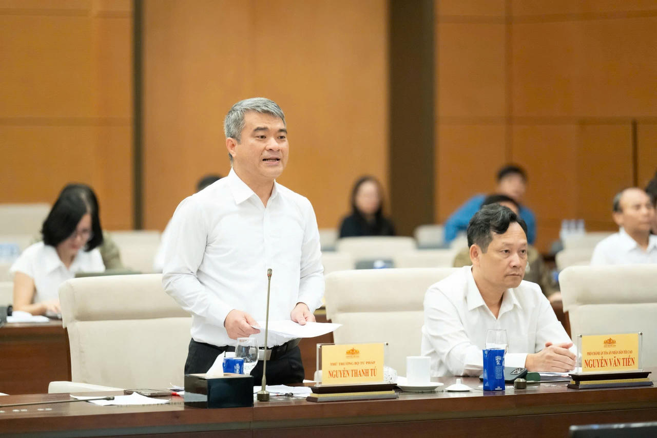 Thứ trưởng Bộ Tư pháp Nguyễn Thanh Tú.