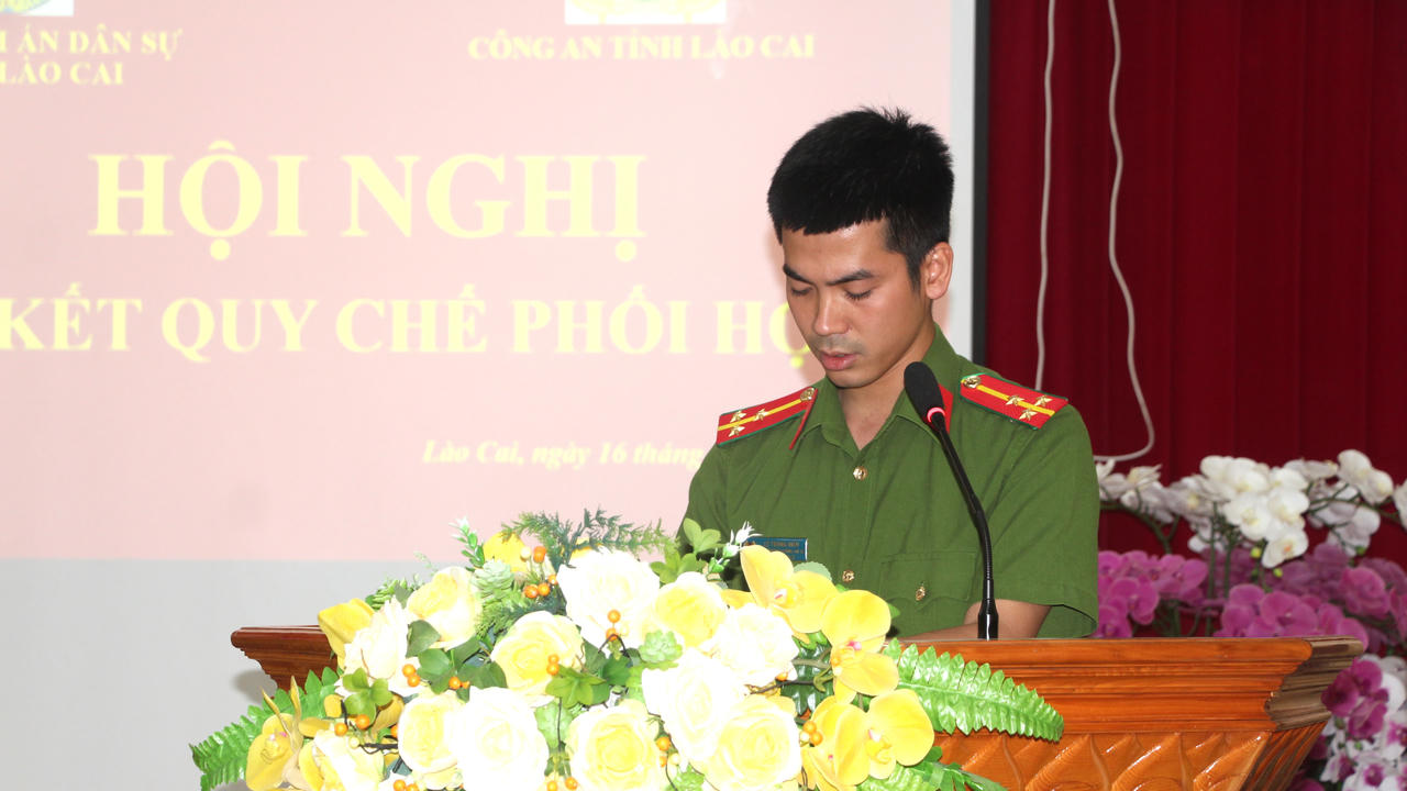 Lào Cai: Thi hành án dân sự và Công an tỉnh ký kết quy chế phối hợp