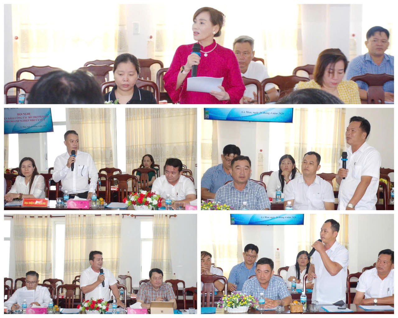 Đại diện các doanh nghiệp phát biểu thảo luận tại Hội nghị.