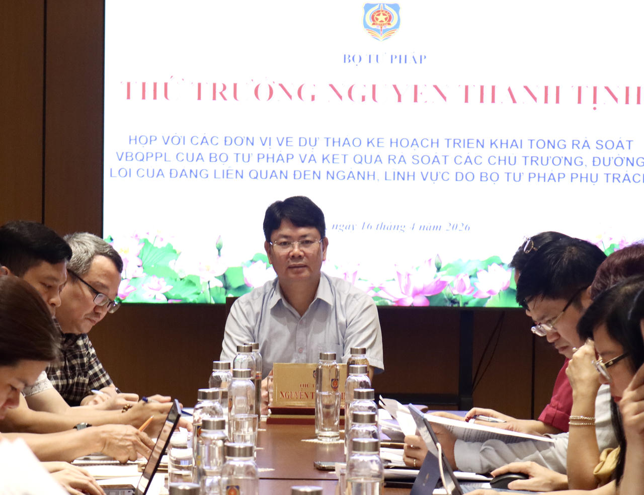 Thứ trưởng Nguyễn Thanh Tịnh phát biểu kết luận.