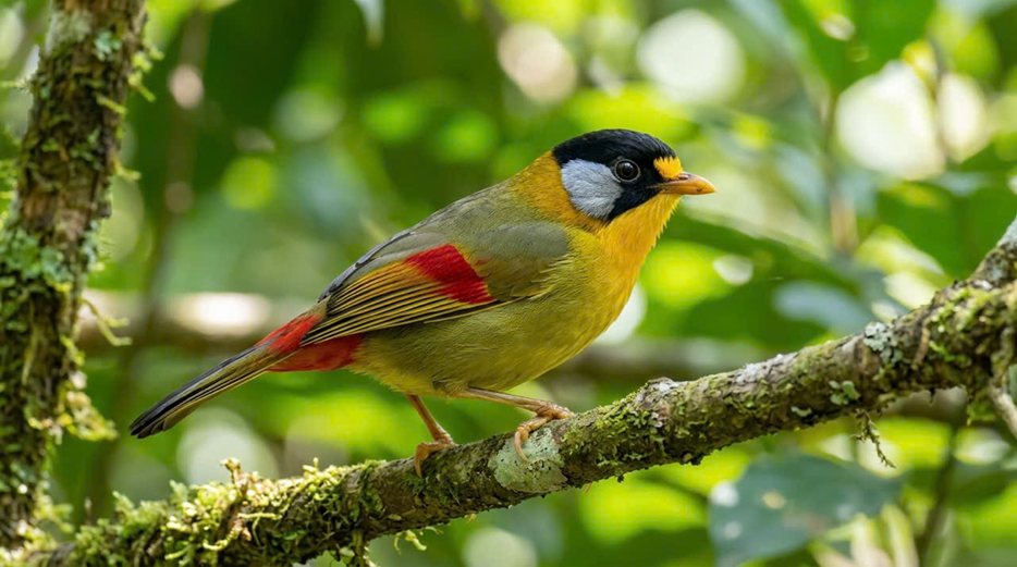 Giữa sắc xanh bạt ngàn, những “nghệ sĩ có cánh” tự tin tỏa sáng.