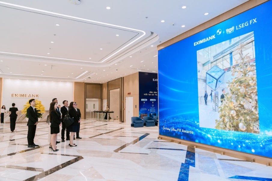 Eximbank duy trì vai trò nhà tạo lập thị trường ngoại hối, 6 năm liên tiếp được LSEG vinh danh