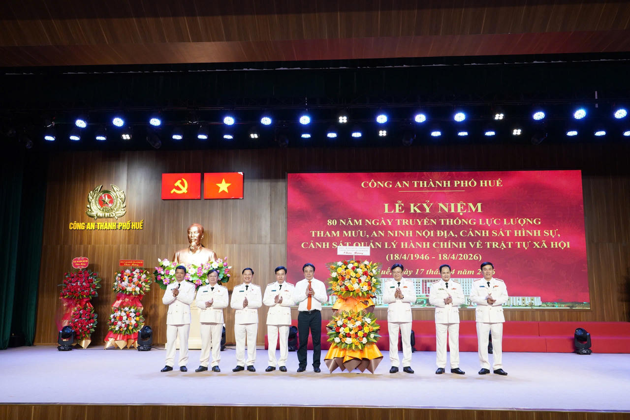 Huế: Kỷ niệm 80 năm các lực lượng nòng cốt Công an nhân dân